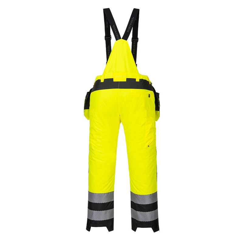 Chargez l'image dans la visionneuse de la galerie, PW351 - Pantalon d'hiver PW3 haute visibilité, Jaune/Noir, vue de dos # Couleur_Jaune/Noir
