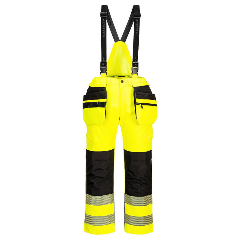 Chargez l'image dans la visionneuse de la galerie, Pantalon pluie à bretelles PW356 - protection imperméable haute visibilité
