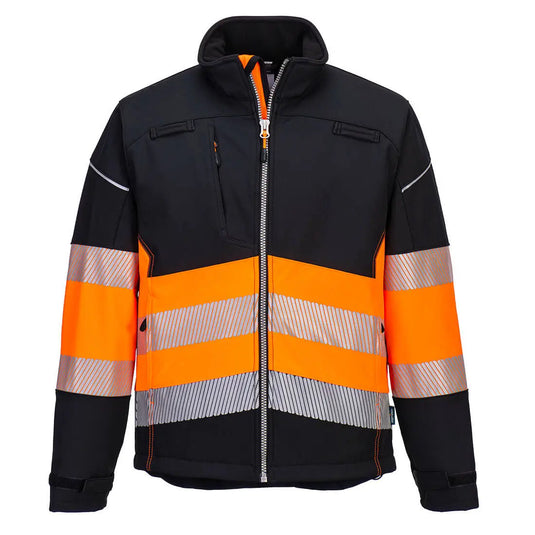 PW375 - Veste Softshell PW3 Haute Visibilité Classe 1 Epi-Protect