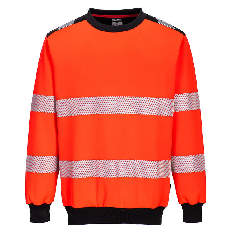 Chargez l'image dans la visionneuse de la galerie, Sweat col rond haute visibilité PW379 - EPI confort sécurité professionnelle
