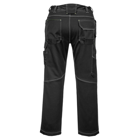 PW380 - Pantalon de travail extensible pour femmes PW3, Noir, vue de dos 