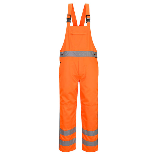 R441 - Salopette à bretelles Haute Visibilité RWS, Orange 