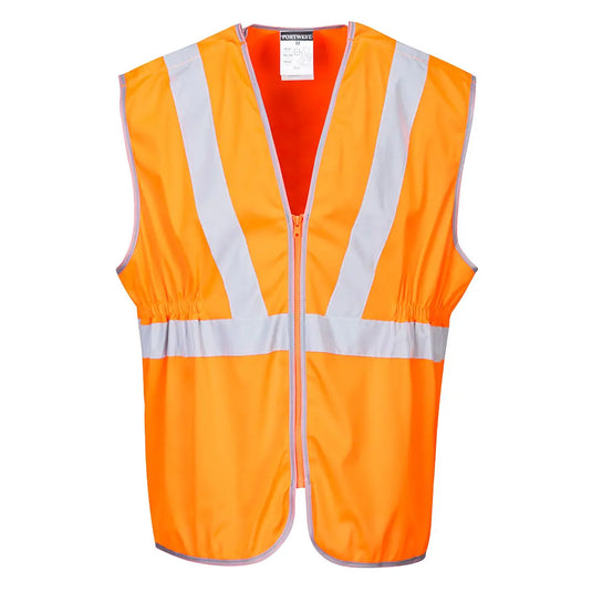 Gilet haute visibilité RIS RT20 - protection anti-happement secteur ferroviaire