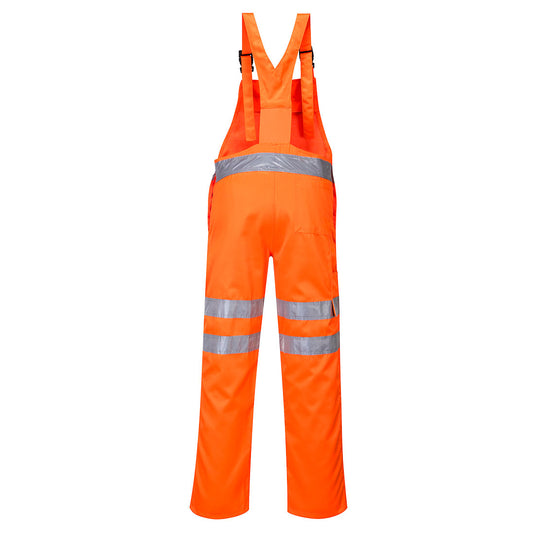 RT43 - Cotte Hi-Vis RIS, Orange, vue de dos 