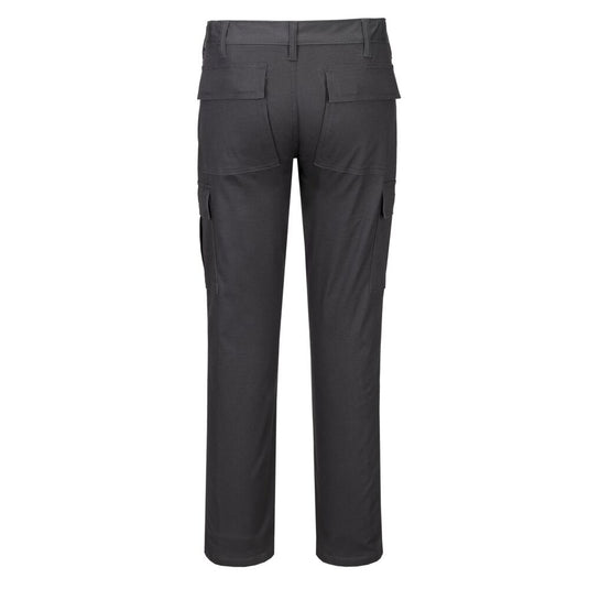 S231 - Pantalon de travail Slim Stretch, Gris Métal, vue de dos