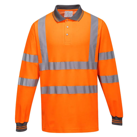S271 - Polo coton majoritaire manches longues Epi-Protect
