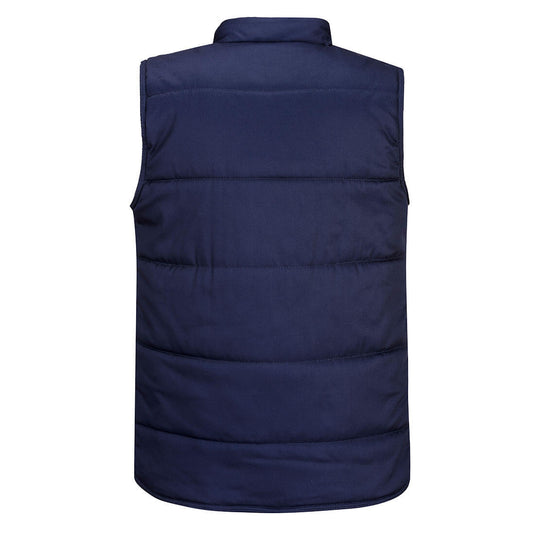 S414 - Gilet Shetland, Marine, vue de dos 