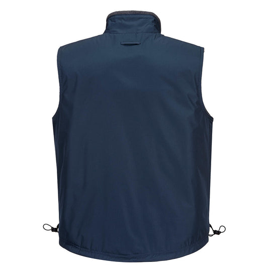 S418 - Bodywarmer RS Reversible, Marine, vue de dos 