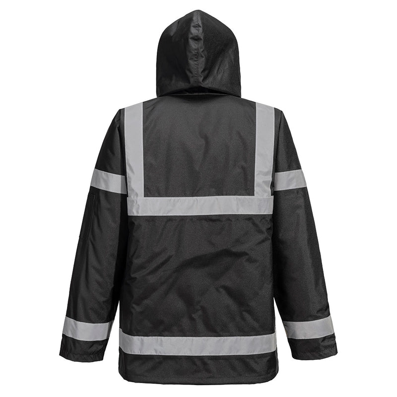 Chargez l'image dans la visionneuse de la galerie, S433 - Parka Iona Lite, Noir, vue de dos # Couleur_Noir
