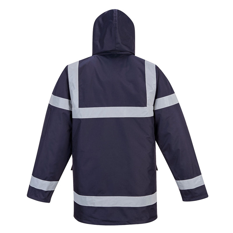 Chargez l'image dans la visionneuse de la galerie, S433 - Parka Iona Lite, Marine, vue de dos # Couleur_Marine
