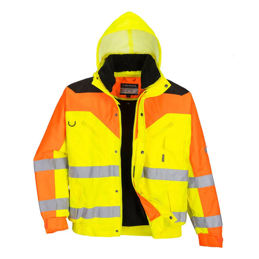 Blouson Contrast Plus S464 - protection haute visibilité et thermique hiver