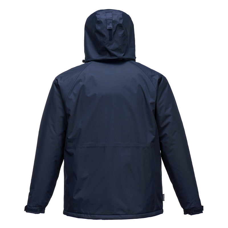 Chargez l'image dans la visionneuse de la galerie, S505 - Parka isolante Limax, Marine, vue de dos # Couleur_Marine
