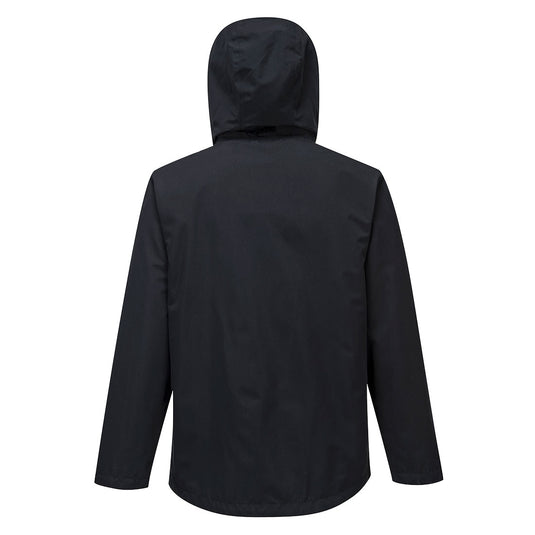 S508 - Veste Corporate Shell Homme, Noir, vue de dos 