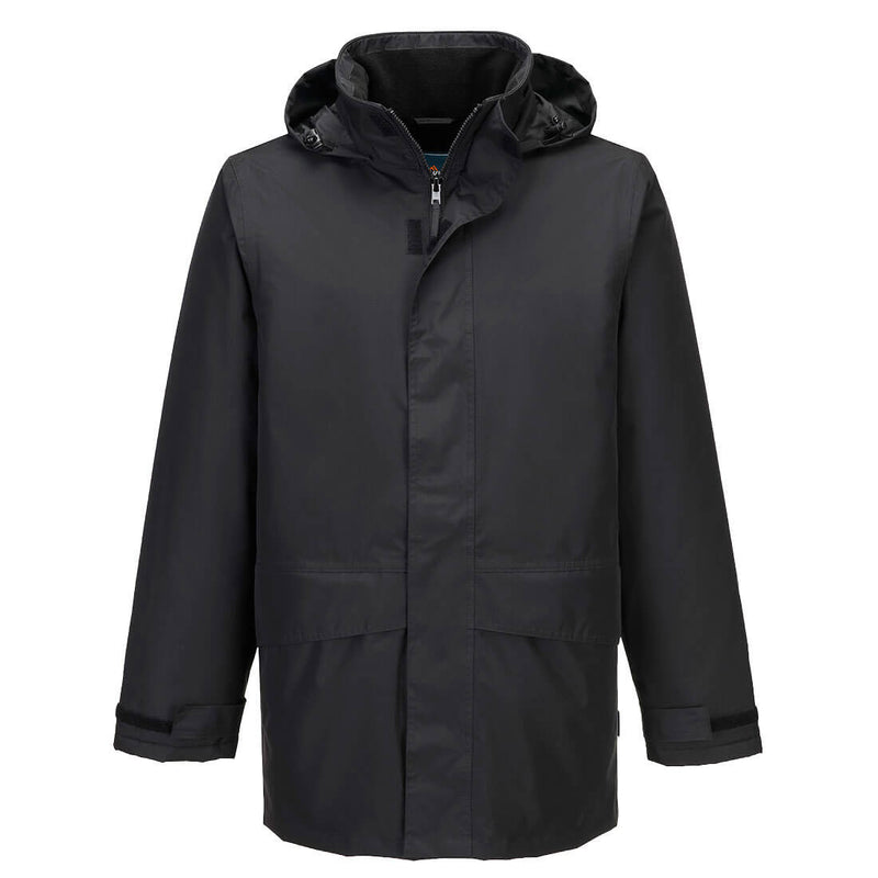Chargez l'image dans la visionneuse de la galerie, S523 - Parka Oban doublée polaire, Noir # Couleur_Noir
