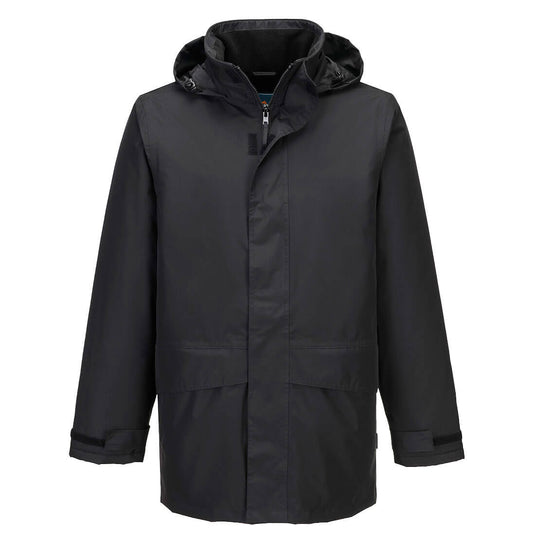 S523 - Parka Oban doublée polaire, Noir 