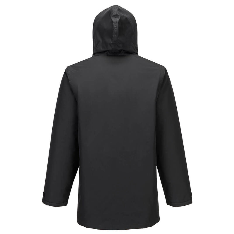 Chargez l'image dans la visionneuse de la galerie, S523 - Parka Oban doublée polaire, Noir, vue de dos # Couleur_Noir
