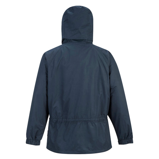 S530 - Parka Respirant Arbroath doublé polaire, Marine, vue de dos 