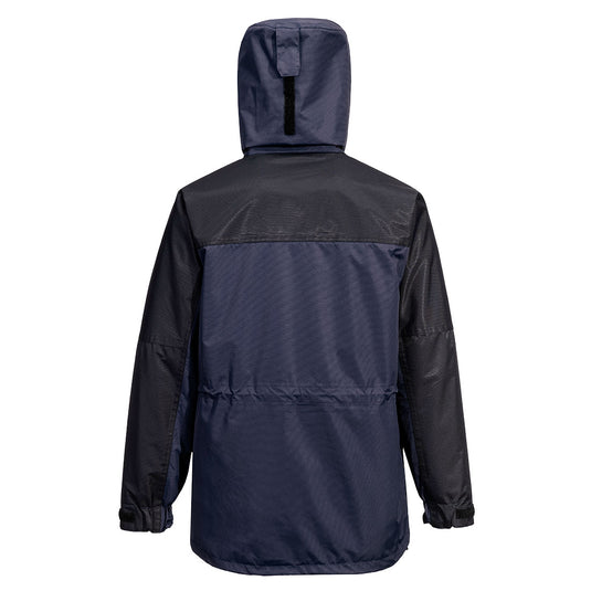 S532 - Parka respirante Orkney 3 en 1, Marine, vue de dos