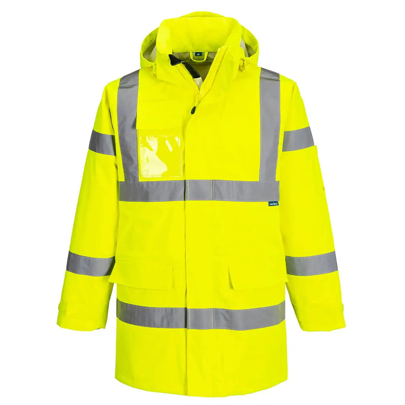 Chargez l'image dans la visionneuse de la galerie, Veste de pluie haute visibilité S599 - protection imperméable professionnelle
