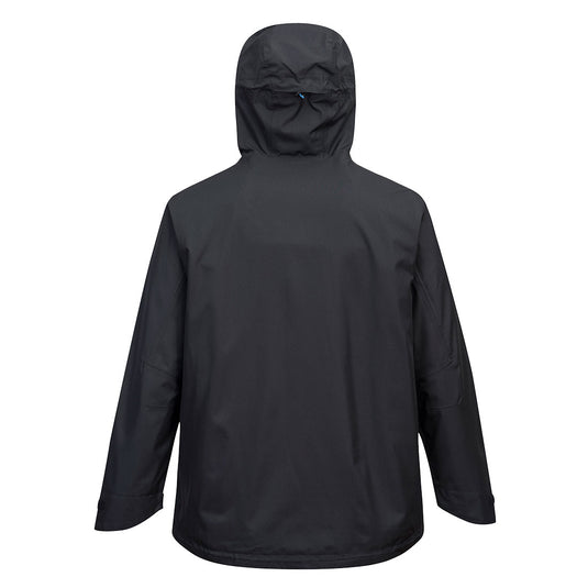 S600 - Veste de pluie KX3, Noir, vue de dos 