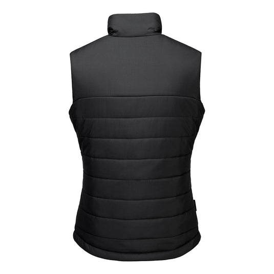 S607 - Gilet matelassé isolant femme Professional, Noir, vue de dos