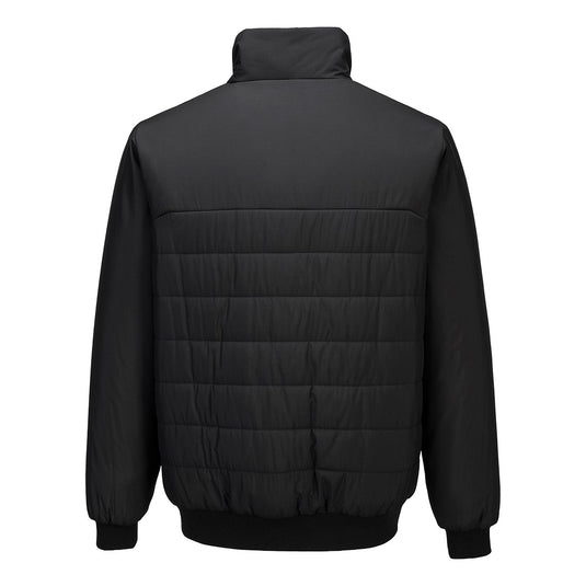 S609 - Blouson bomber isolant Professional, Noir, vue de dos
