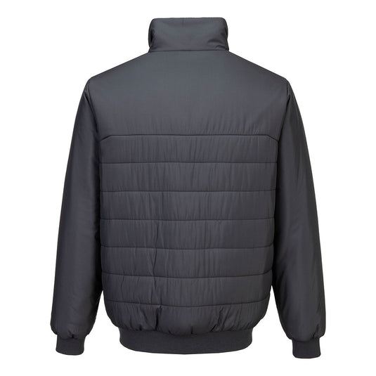 S609 - Blouson bomber isolant Professional, Gris Métal, vue de dos