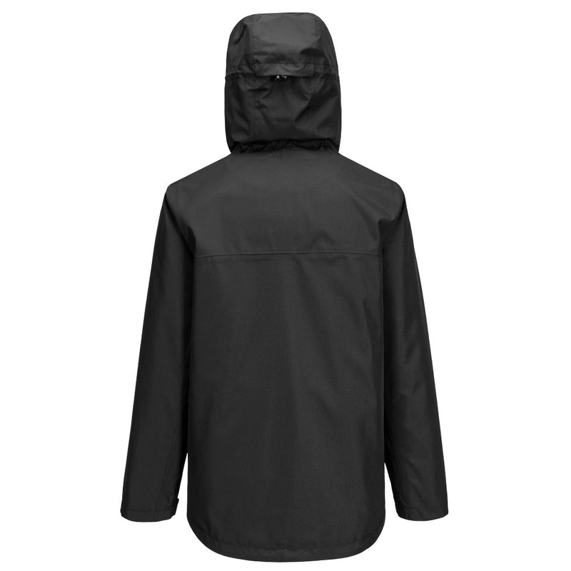 Chargez l'image dans la visionneuse de la galerie, S610 - Veste de pluie Professional, Noir, vue de dos # Couleur_Noir
