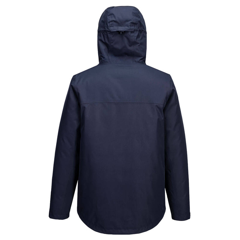 Chargez l'image dans la visionneuse de la galerie, S611-Parka Professionnelle, Marine, vue de dos # Couleur_Marine

