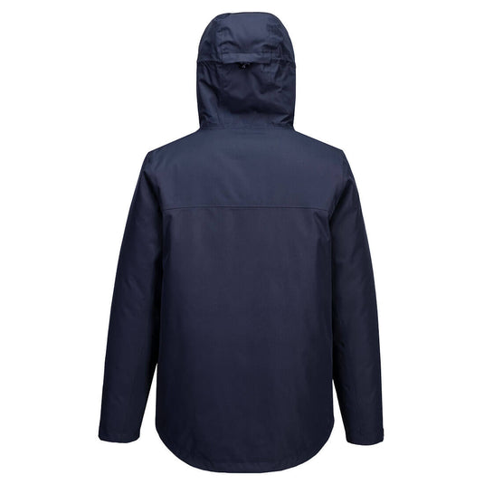 S611-Parka Professionnelle, Marine, vue de dos