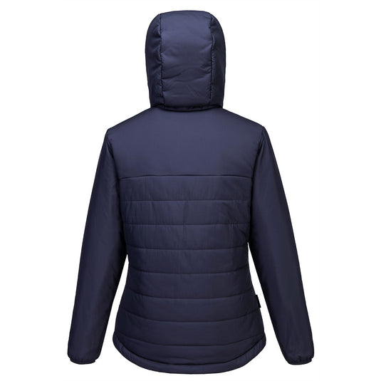 S613 - Veste matelassée isolante à capuche femme Professional, Marine, vue de dos