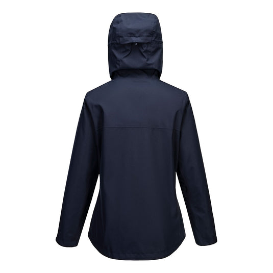S614 - Veste de pluie femmes, Marine, vue de dos