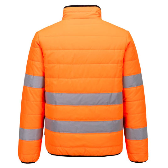 S617 - Veste baffle HV, Orange/Noir, vue de dos