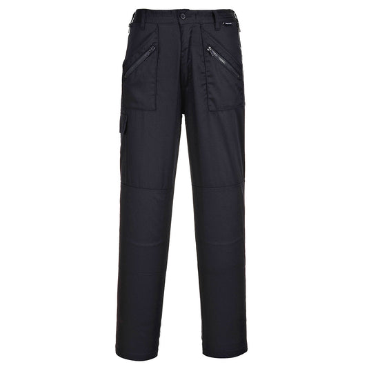 S687 - Pantalon Action femme, Noir Tall