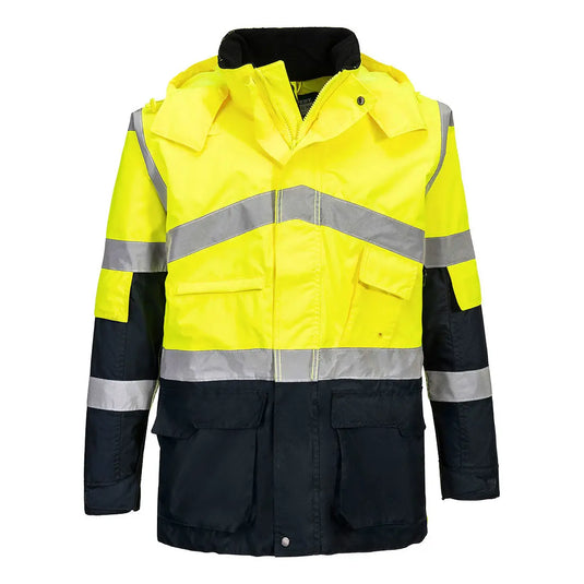 Parka Haute Visibilité Bicolore S760 - protection imperméable haute visibilité classe 3