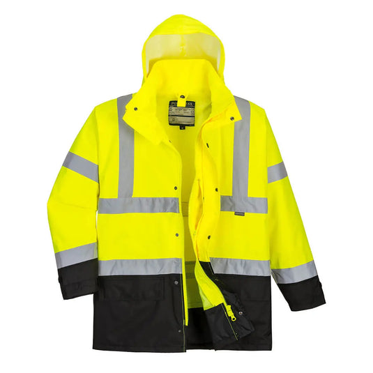 Parka bicolore S768 - configuration intérieure détachable manches amovibles