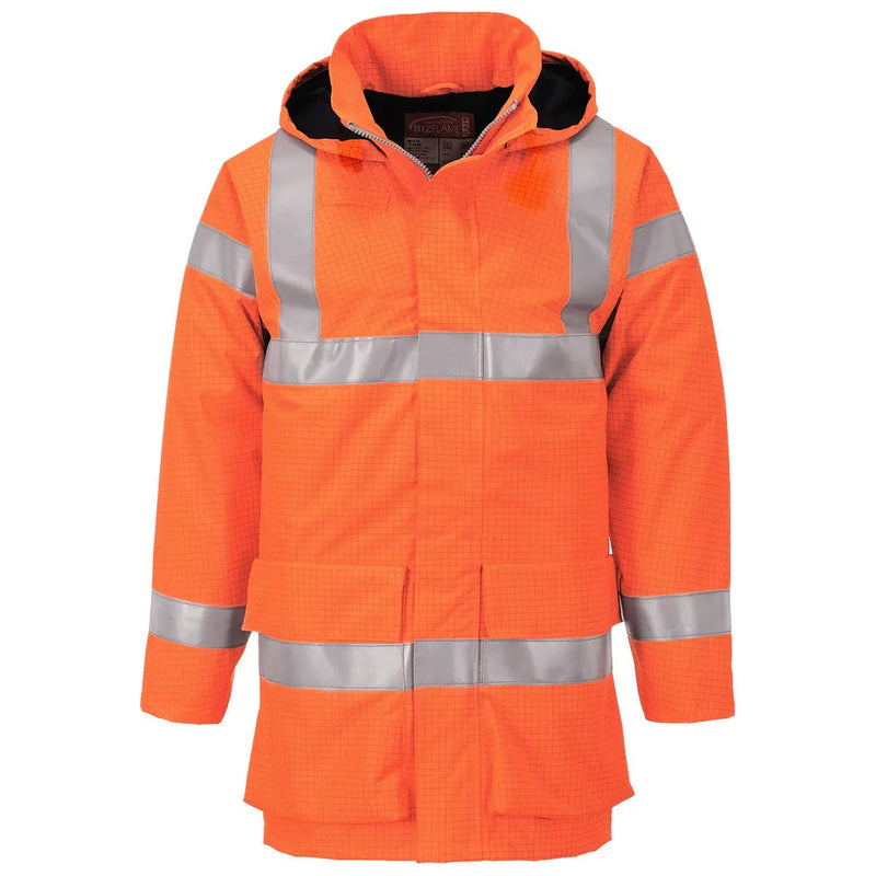 Chargez l'image dans la visionneuse de la galerie, S774 - Veste de pluie hi-vis multi lite Bizflame Epi-Protect

