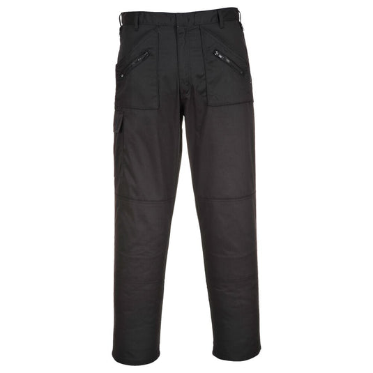 S887 - Pantalon Action, Noir Tall 