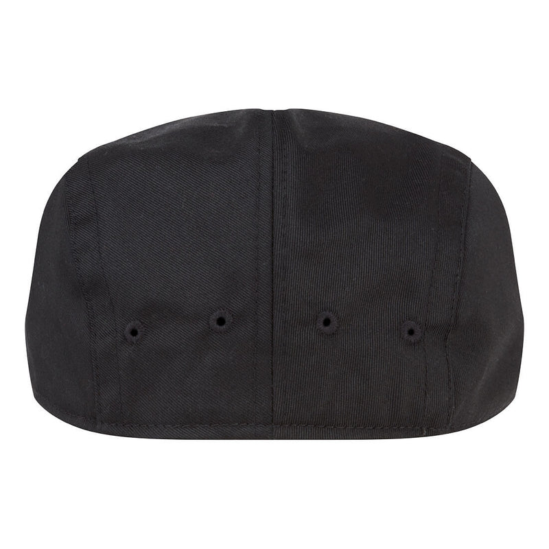 Chargez l'image dans la visionneuse de la galerie, S906 - Casquette plate de chef, Noir, vue de dos # Couleur_Noir
