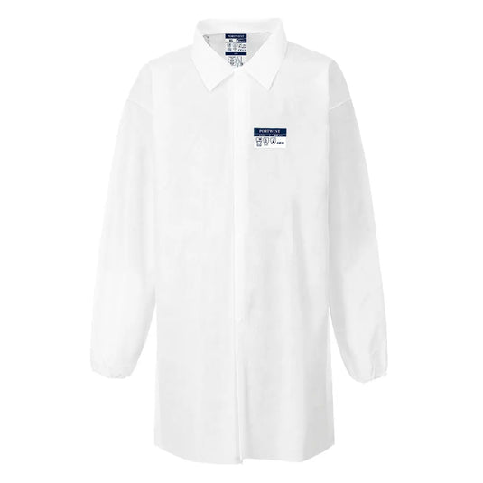 Blouse protection chimique jetable BizTex SMS ST31 - protection contre liquides et particules