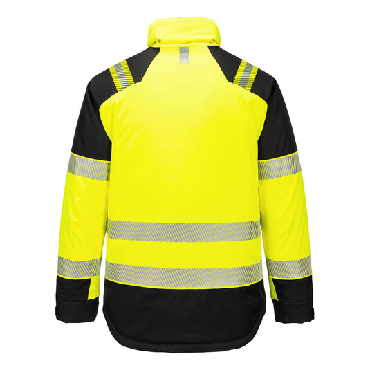 T160-Parka HV PW3, Jaune/Noir, vue de dos