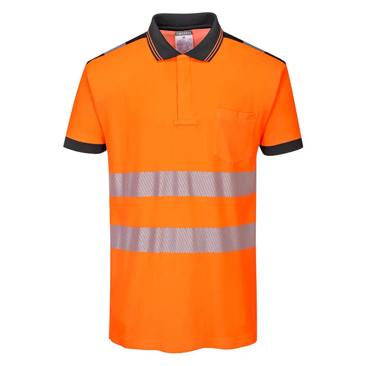 Polo haute visibilité T180 PW3 - vêtement professionnel sécurité