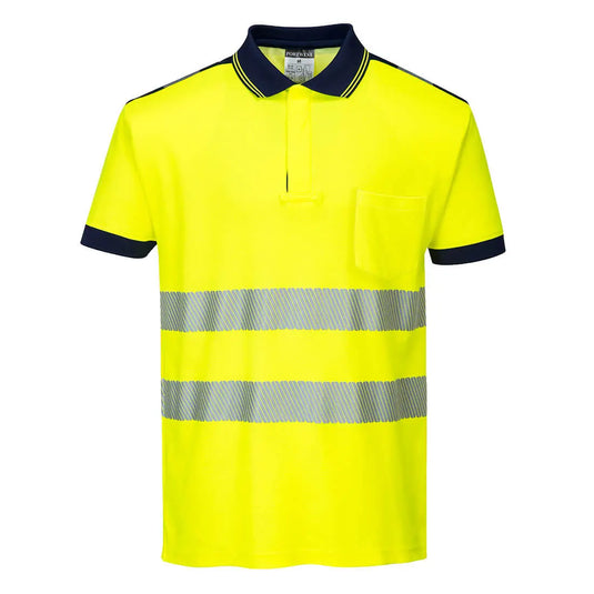 Polo haute visibilité T180 PW3 - protection travaux extérieurs