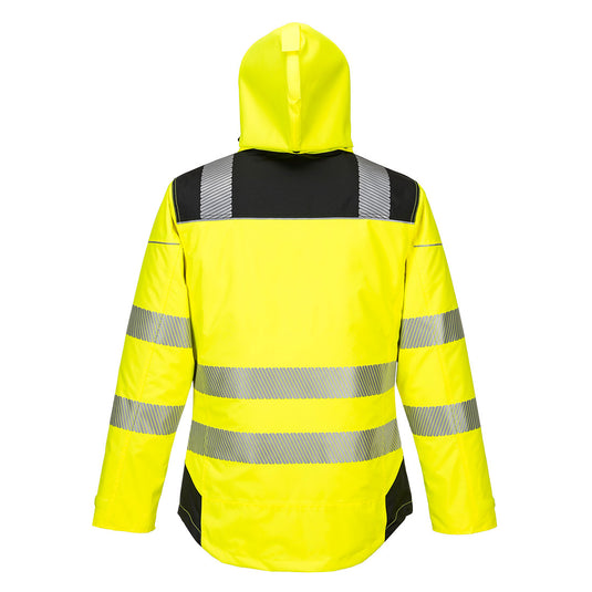 T400-Parka HV PW3, Jaune/Noir, vue de dos