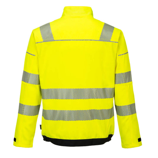 T500-Veste HV PW3, Jaune/Noir, vue de dos