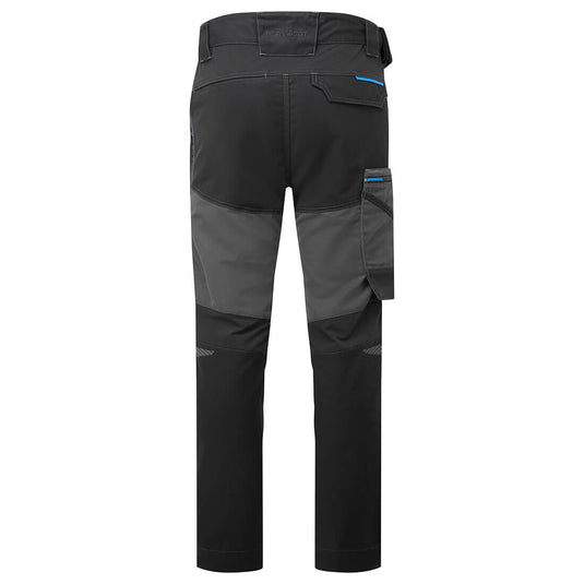 T718-Pantalon de travail WX3-Coupe Slim, Gris Métal, vue de dos 