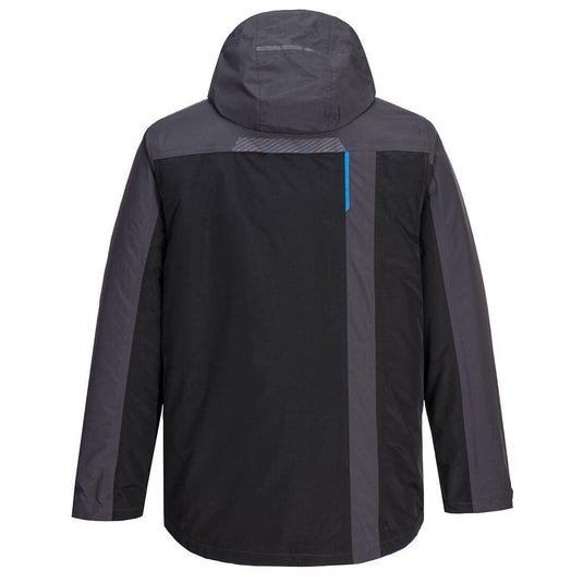 T740-Parka WX3, Gris Métal, vue de dos