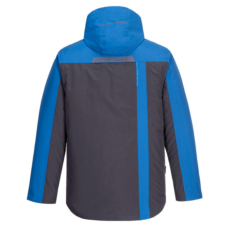 Chargez l'image dans la visionneuse de la galerie, T740-Parka WX3, Bleu Persan, vue de dos # Couleur_Bleu Persan
