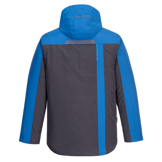 T740-Parka WX3, Bleu Persan, vue de dos