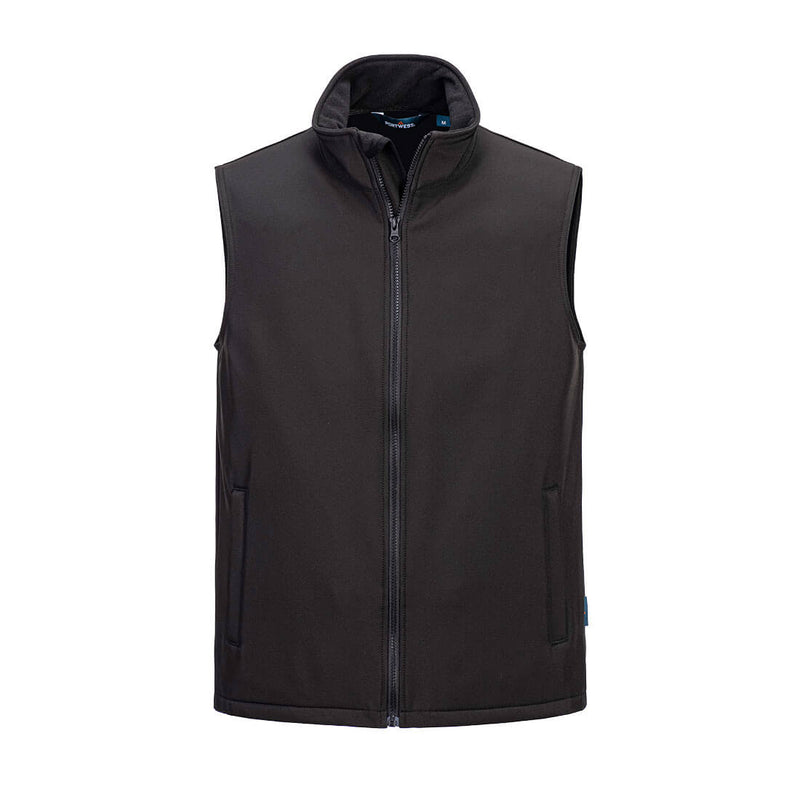 Chargez l'image dans la visionneuse de la galerie, TK22 - Gilet Softshell Print and Promo (2 couches), Noir # Couleur_Noir
